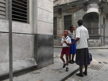 Юный афро-пионер в Гаване